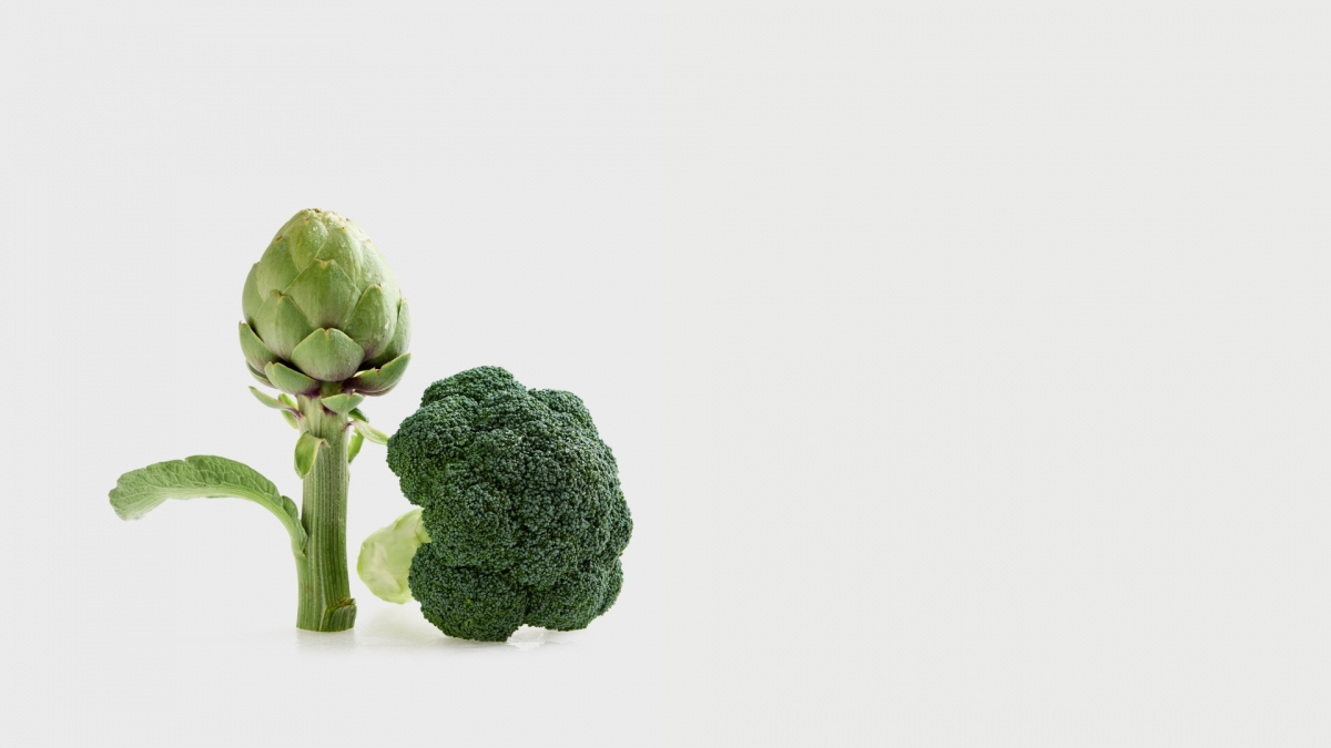 Brócoli y Alcachofa europeos.