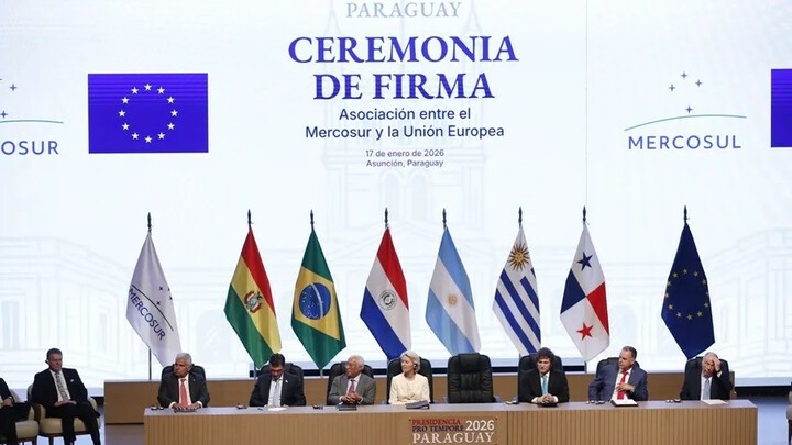 La UE y Mercosur sellan un acuerdo histórico en Asunción (Paraguay).