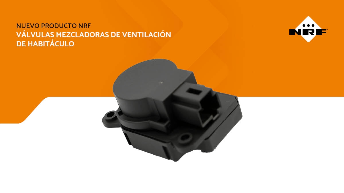 NRF refuerza su gama de climatización con 52 nuevas referencias de válvulas mezcladoras de ventilación de habitáculo