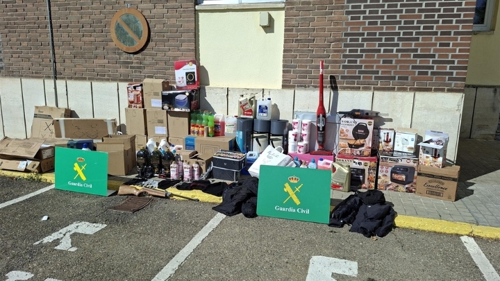 La Guardia Civil desarticula un grupo criminal dedicado al robo de mercancías en Valladolid