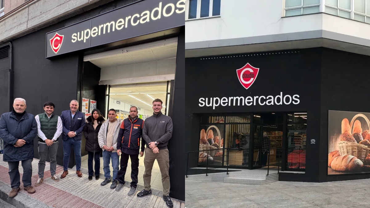 GADISA Retail abre en A Coruña su primer supermercado Claudio de 2026