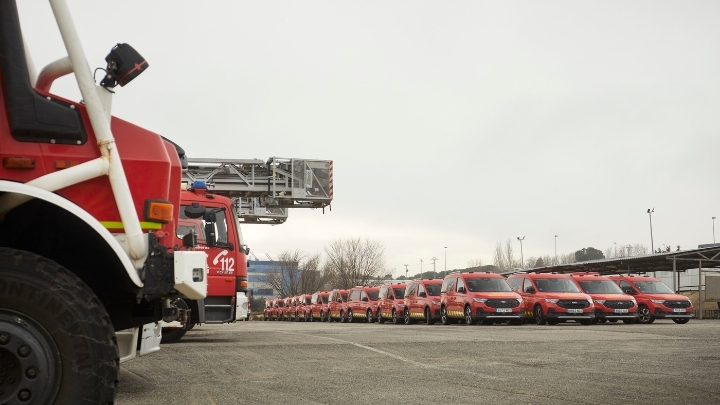 Ford entregó en 2025 un total de 85 furgonetas a los Bomberos de la Comunidad de Madrid