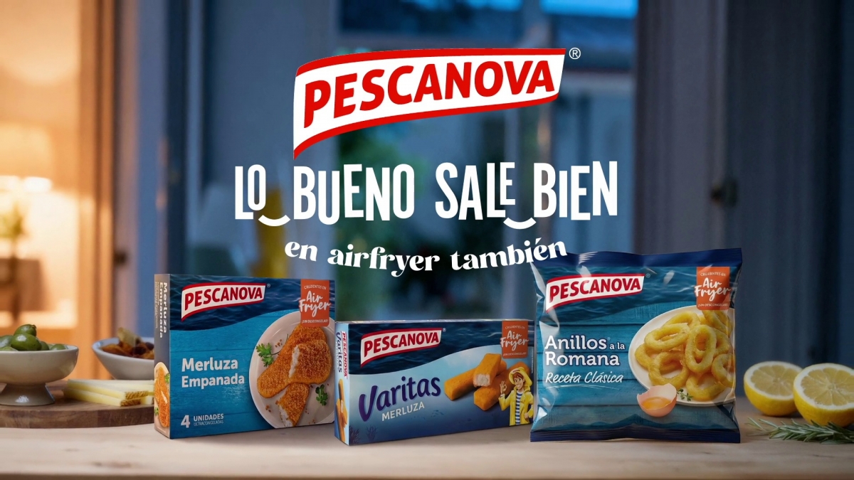 Pescanova impulsa sus rebozados con una nueva campaña pensada para la Air Fryer