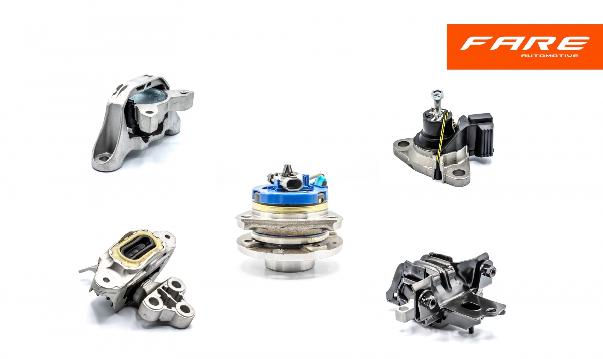 Fare refuerza su gama de soportes de motor para vehículos electrificados y asiáticos