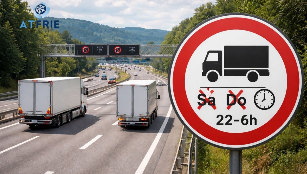 Las restricciones de circulación para camiones en Rumanía durante 2026 afectarán al transporte de mercancías