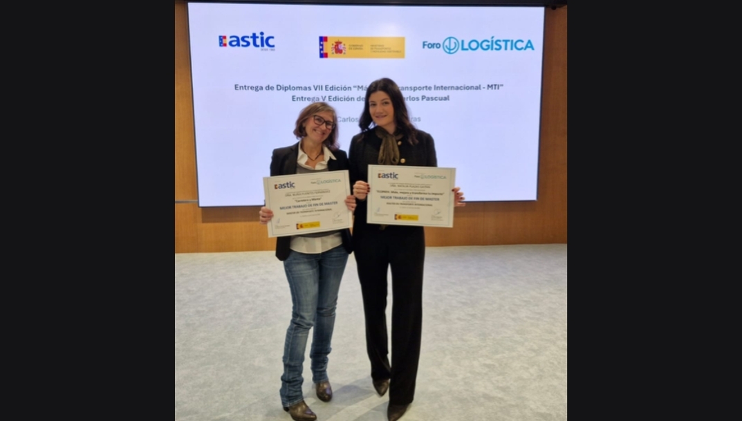 Astic y Foro de Logística entregan los premios 'Carlos Pascual' del Máster en Transporte Internacional