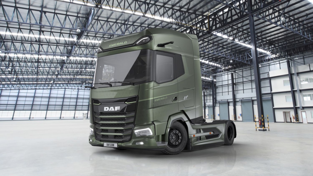 DAF presenta el XG⁺ edición Emerald, una serie especial limitada a 100 unidades