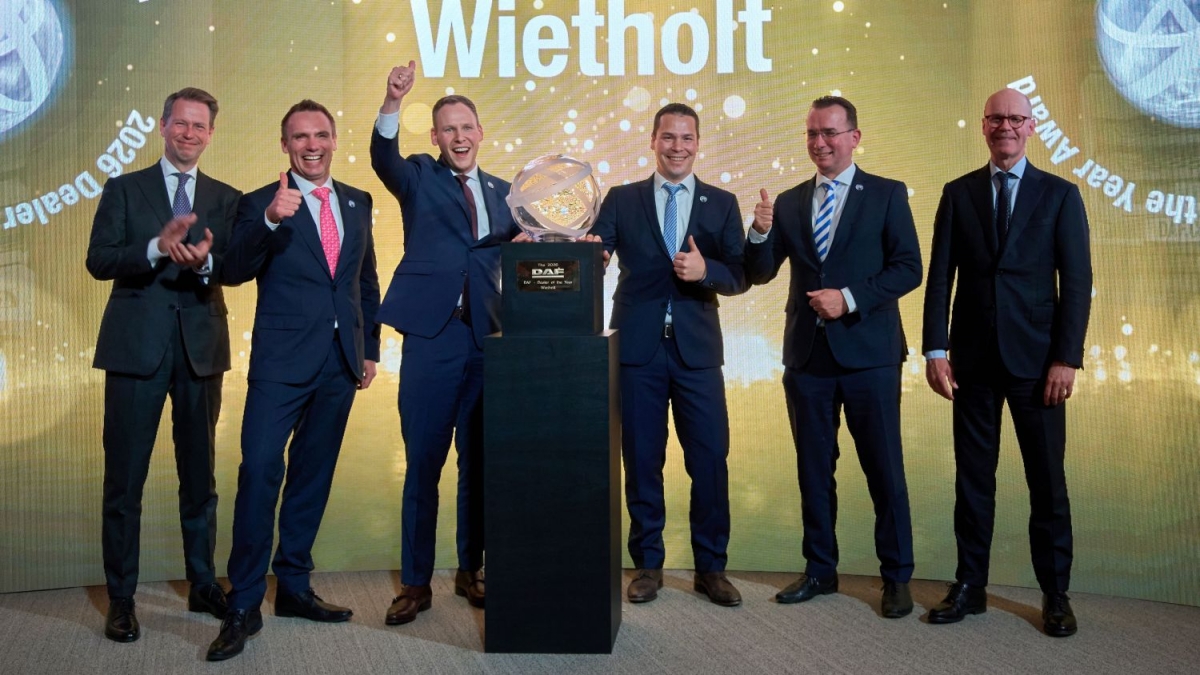 DAF premia a sus mejores concesionarios europeos en 2026