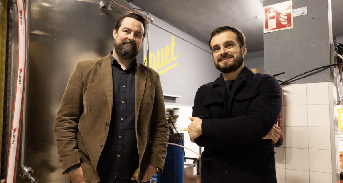 Kevin Peadar y Mattia Zorzi, fundadores de Poquet, en sus instalaciones de Mallorca.