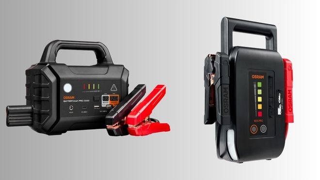 Osram pone a la venta dos arrancadores de alta potencia de litio para vehículos de 12 y 24V con motor gasolina o diésel