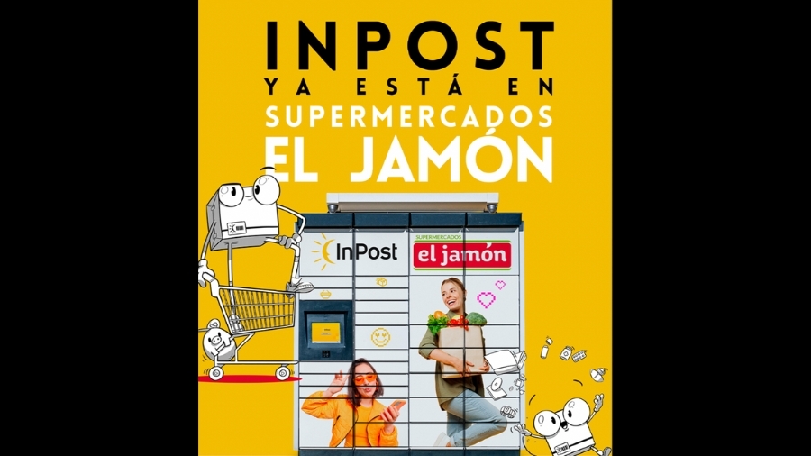 Supermercados El Jamón instalará taquillas de InPost en sus establecimientos de Andalucía