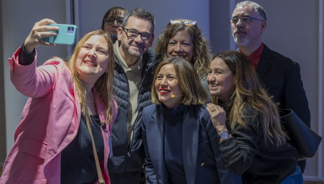 Algunos de los empleados con más tiempo de servicio en Carrefour.