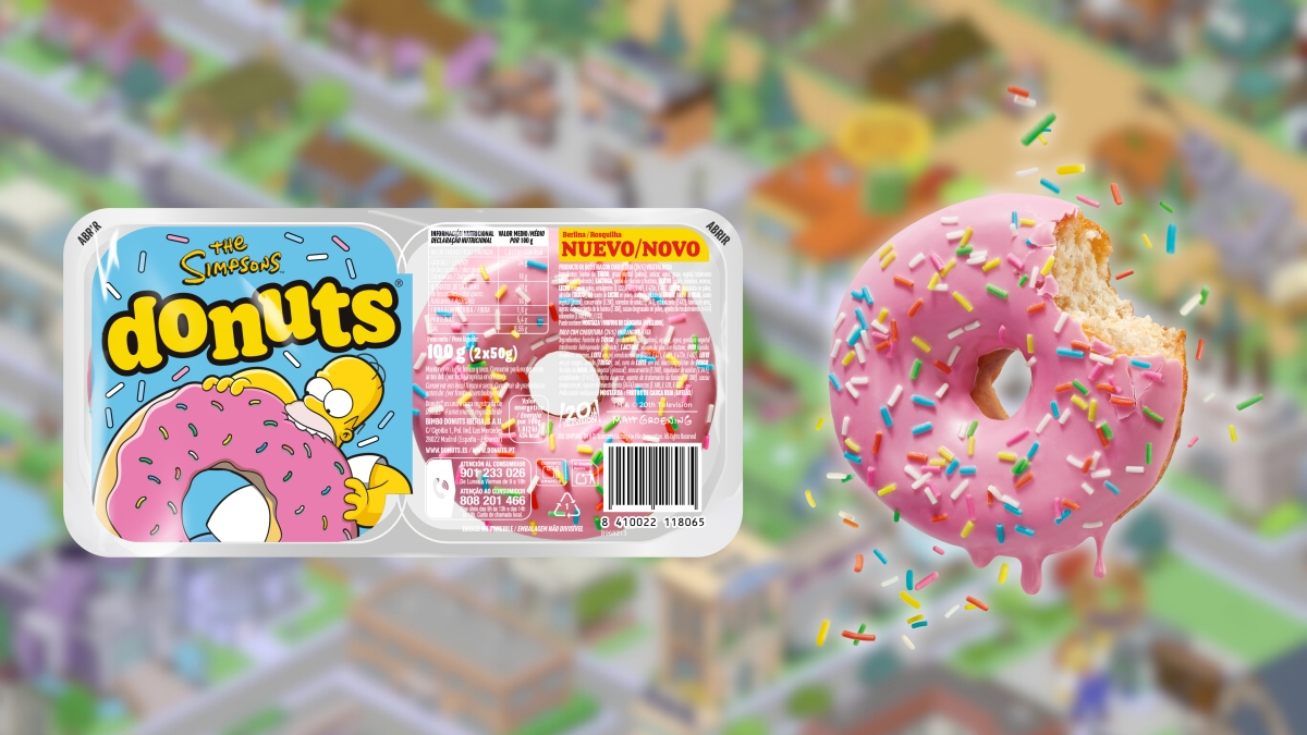 Donuts lanza al lineal la rosquilla de Los Simpson