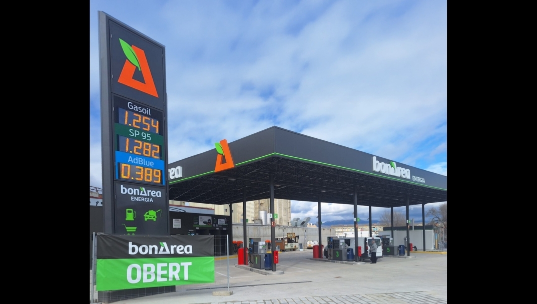 BonÀrea alcanza las 67 gasolineras con una nueva estación en Balaguer (Lérida)
