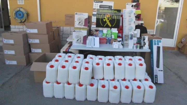 Seis detenidos por robar mercancía a camiones en pueblos de Toledo por valor de 40.000 euros