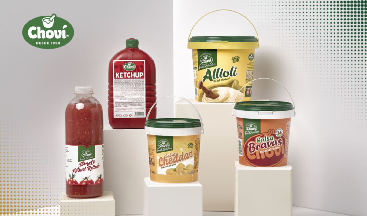 Choví llega a HIP 2026 con un portfolio de salsas destinadas a la cocina profesional 
