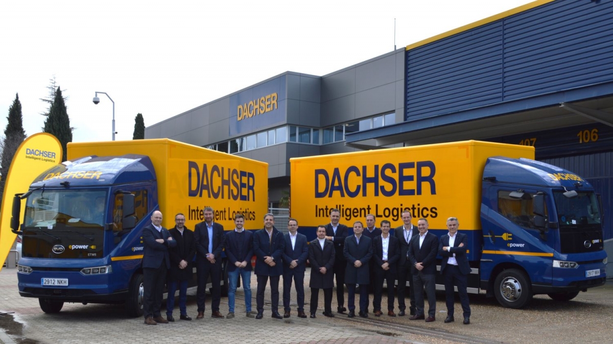 BYD Trucks realiza su primera entrega de camiones 100% eléctricos a Dachser en España