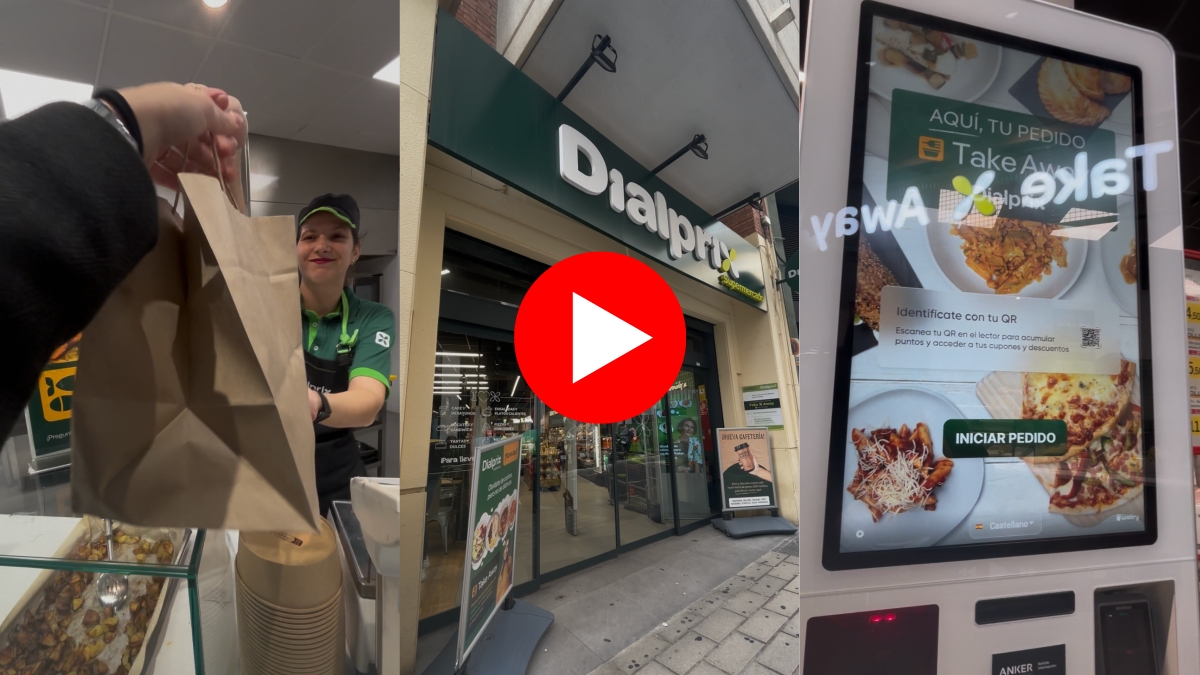 Dialprix lleva por primera vez a España los quioscos de autoservicio al lineal de comida preparada 