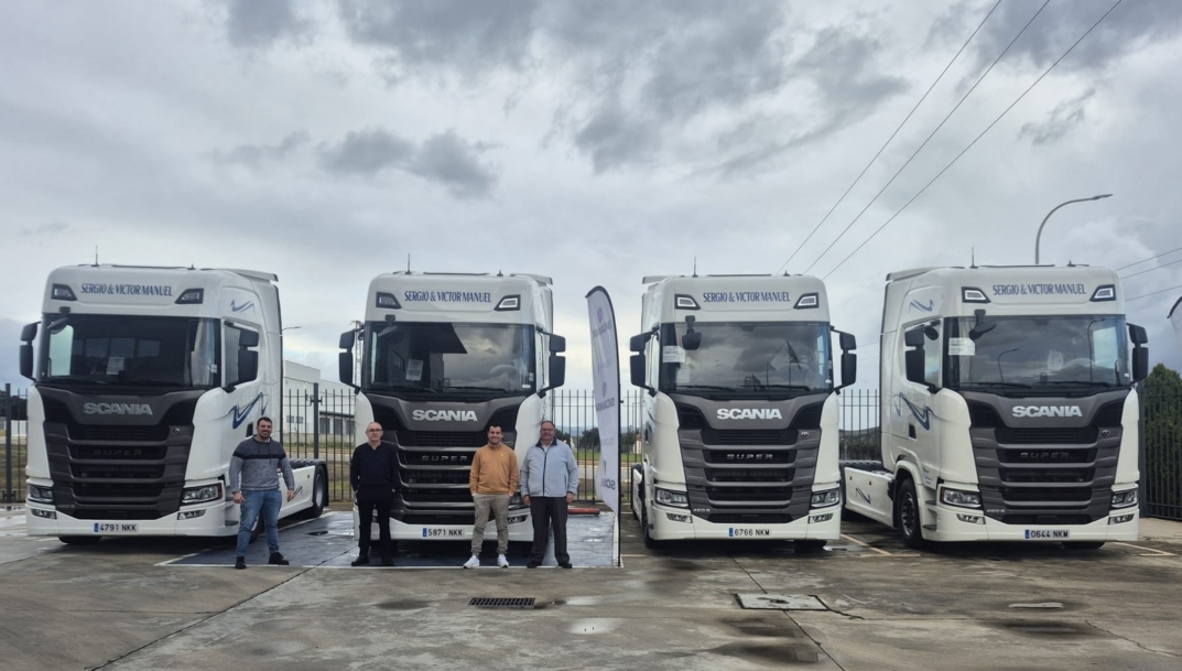Scania suma cuatro nuevas tractoras a la flota de la empresa de transportes Interpecamo