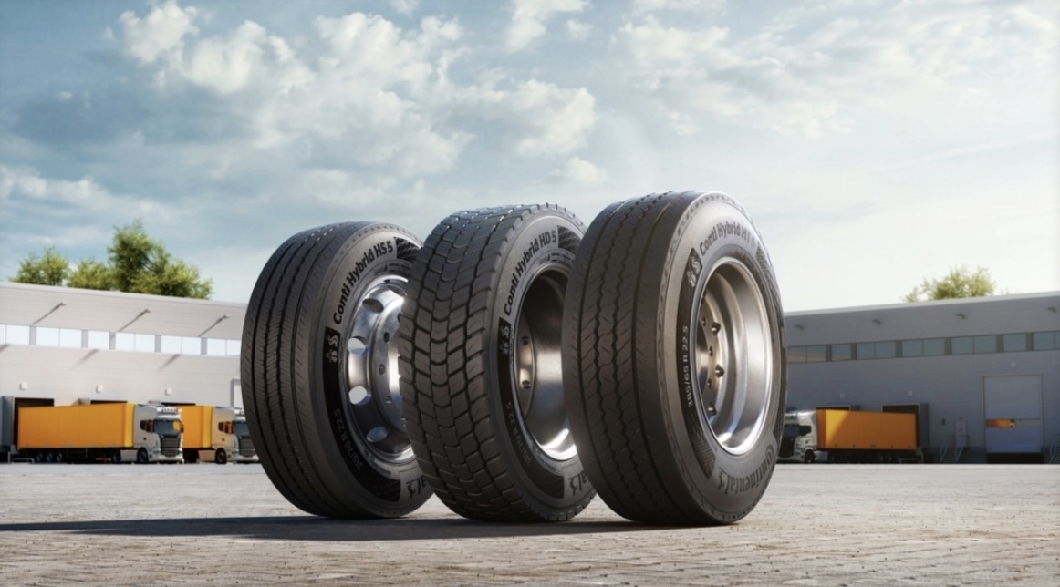 Continental redondea su gama de neumáticos para el transporte regional de mercancías con el nuevo Conti Hybrid HT 5