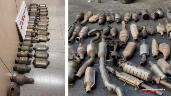 Más de 1.100 robos de catalizadores en Cataluña en 2025: un negocio rápido para las bandas con impacto en el taller