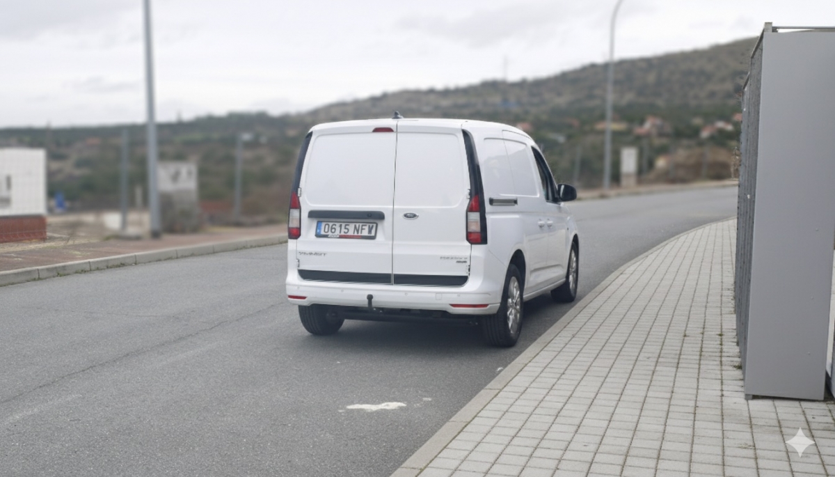 La doble puerta asimétrica facilita el acceso al compartimento de carga.