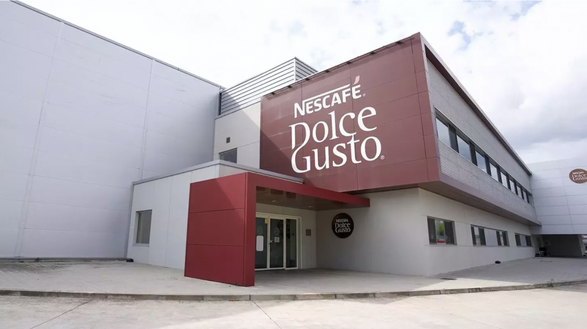 Fábrica de Nestlé en Girona.