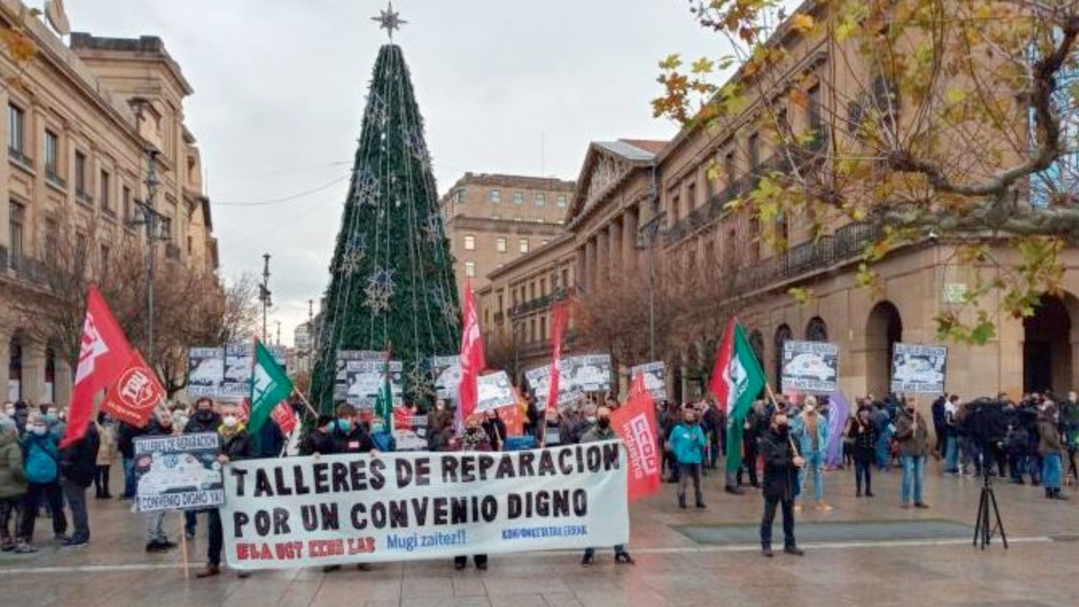 El 10 de marzo, nueva reunión para desbloquear el convenio colectivo de los talleres navarros en punto muerto tras 14 meses de negociación