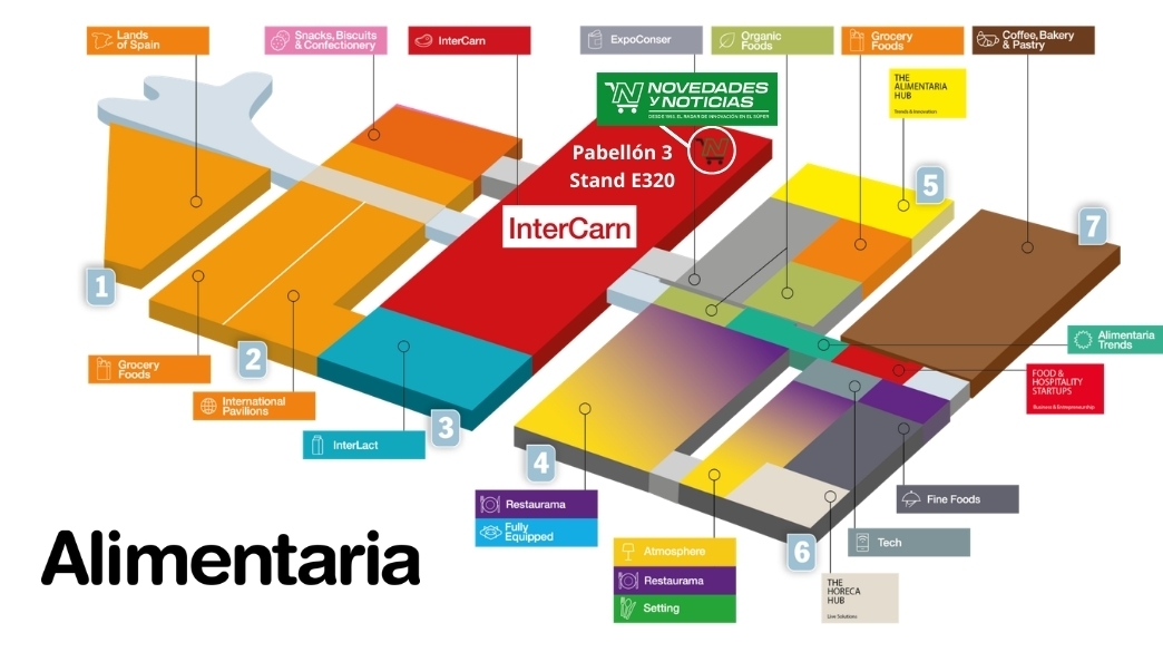 Novedades y Noticias debutará con stand propio en Alimentaria 2026