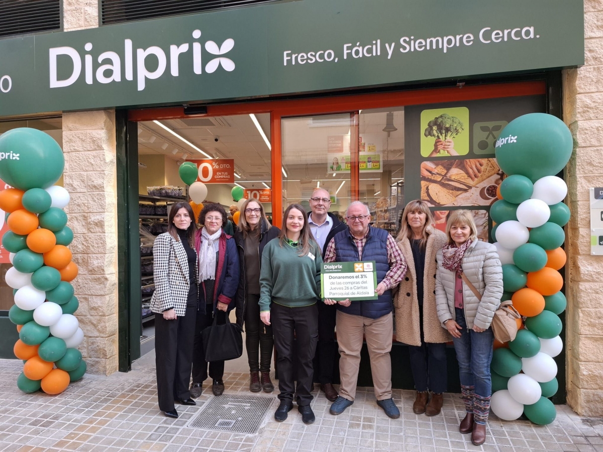 El 3% de las ventas del primer día irá destinado a Cáritas Aldaia.