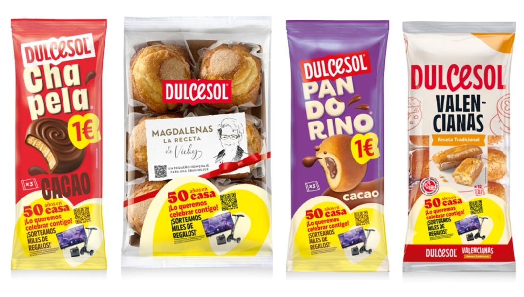 Dulcesol celebra 50 años con una batería de acciones y colaboraciones especiales