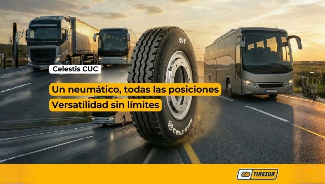 Tiresur presenta su gama de neumáticos para camiones con el nuevo Celestis CUC de JK Tyre