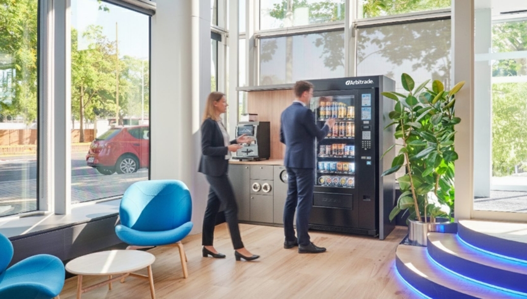 El vending gana terreno en la experiencia de pausa de entornos laborales, donde concentra el 70% de las máquinas