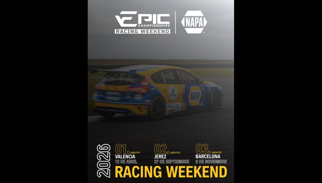 NAPA renueva su apuesta por el motorsport y confirma su presencia en los NAPA Racing Weekend 2026