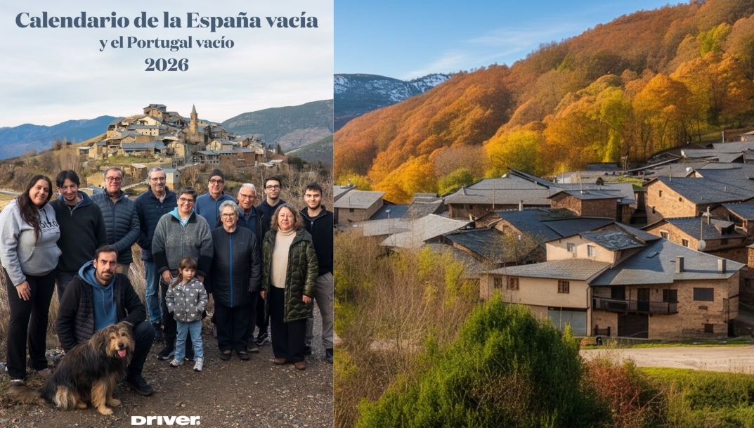 Driver edita su VII Calendario de la España vacía y el Portugal vacío para dar visibilidad a estas poblaciones