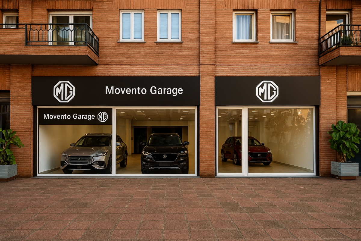 Movento también estrena concesionario de MG en Barcelona.
