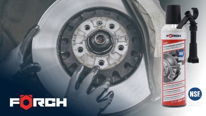 S423 de Förch, una pasta lubricante de cerámica para frenos, sistemas de escape y uniones sometidas a altas temperaturas