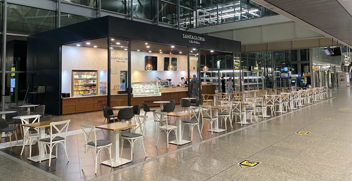 FoodBox inaugura cinco cafeterías Santagloria y un restaurante Vezzo en el arranque de 2026