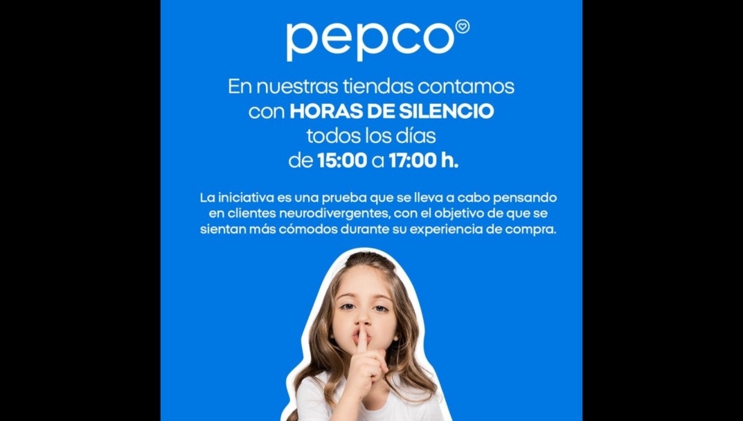 Pepco introduce las 'Horas de Silencio' en sus 243 tiendas de España