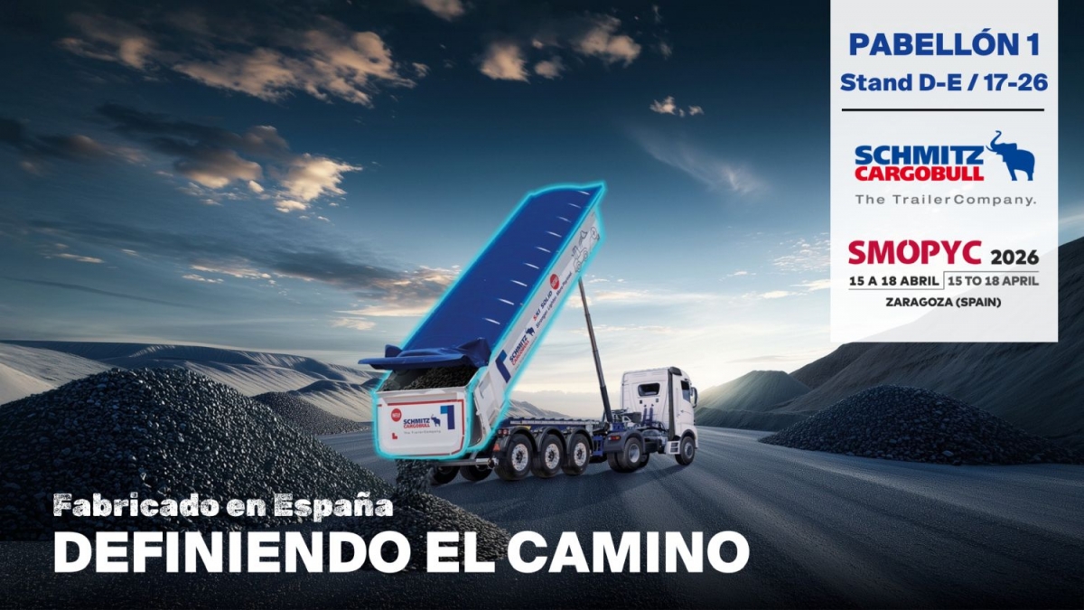Schmitz Cargobull Ibérica volverá a Smopyc con su gama de basculantes para construcción