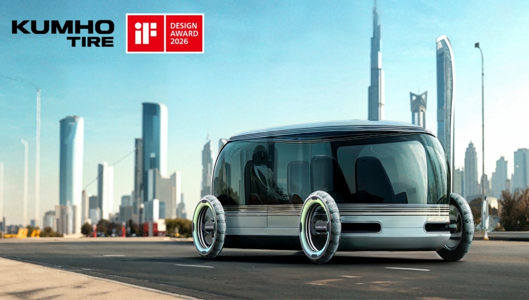 Kumho Tire recibe el premio iF Design por su neumático modular Omni Ring