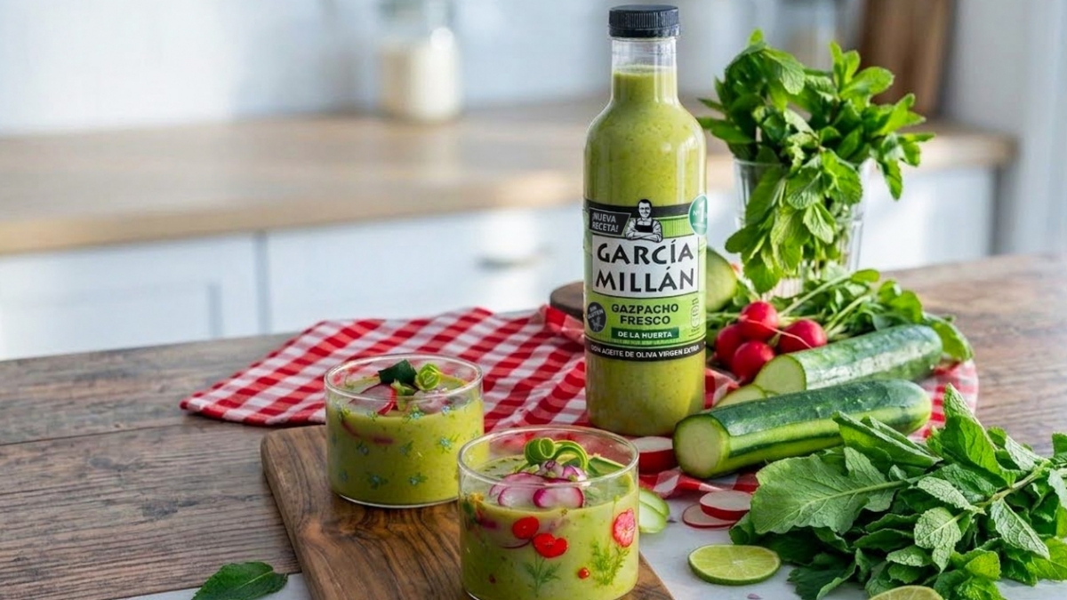 García Millán presenta su innovación 2026: Gazpacho de la Huerta