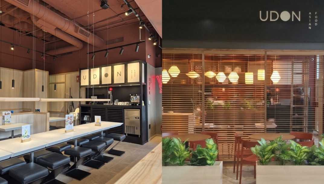 UDON Asian Food lleva su nuevo diseño a dos restaurantes en Madrid y Girona