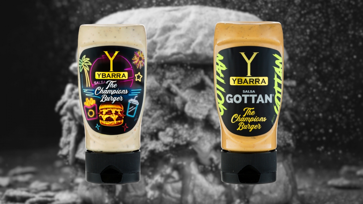 Ybarra lleva el sabor de The Champions Burger al supermercado con dos nuevas salsas