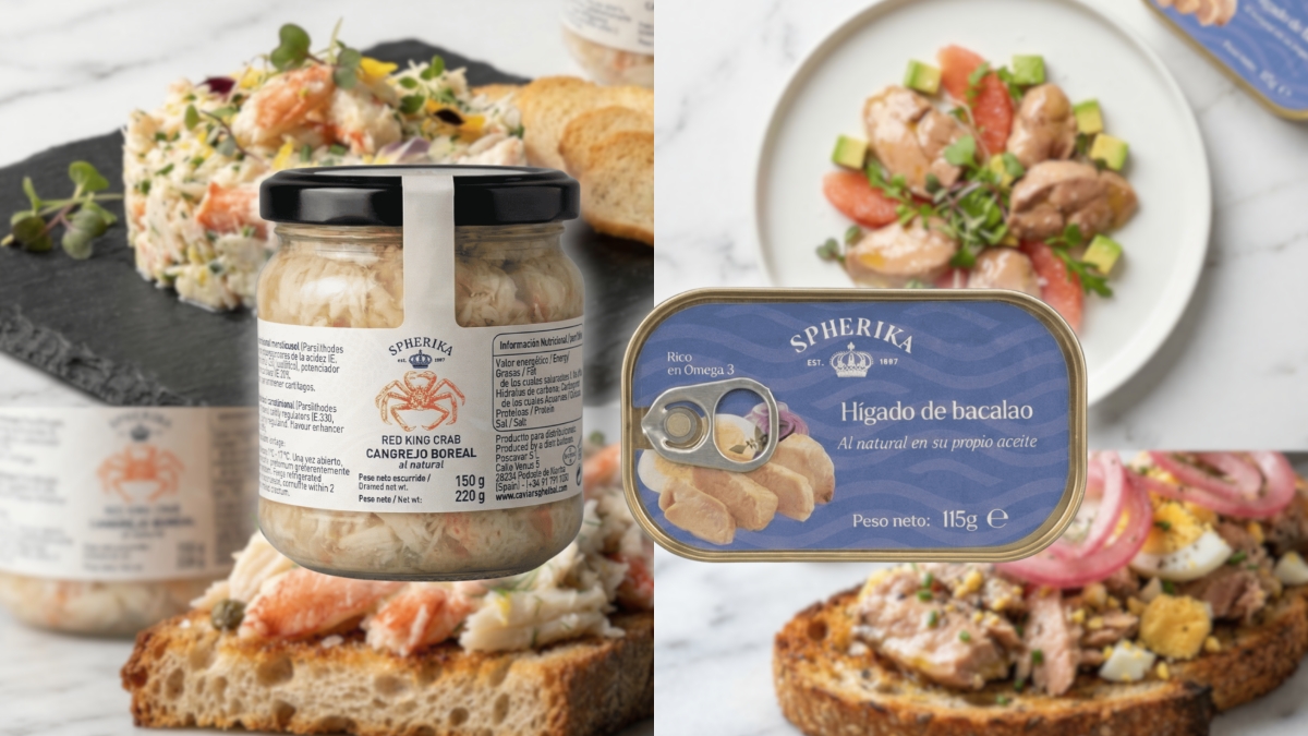 Spherika presenta hígado de bacalao y carne de cangrejo boreal