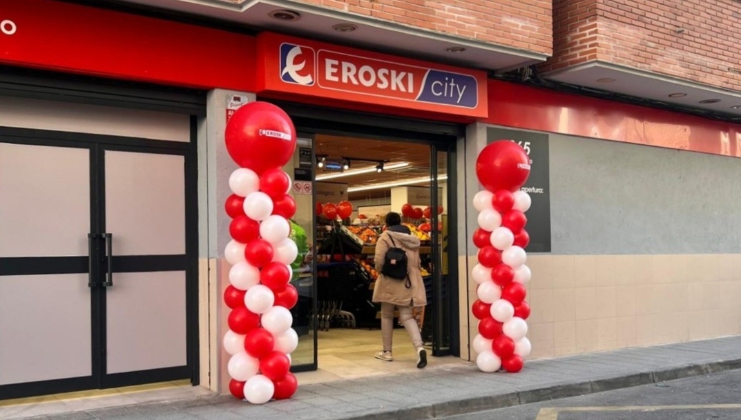 Eroski avanza en la Comunidad de Madrid con un nuevo supermercado City en Leganés