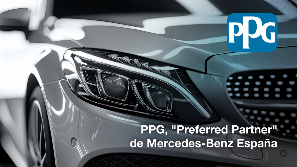 PPG eleva su alianza con los talleres Mercedes Benz y será socio preferente de su red de posventa