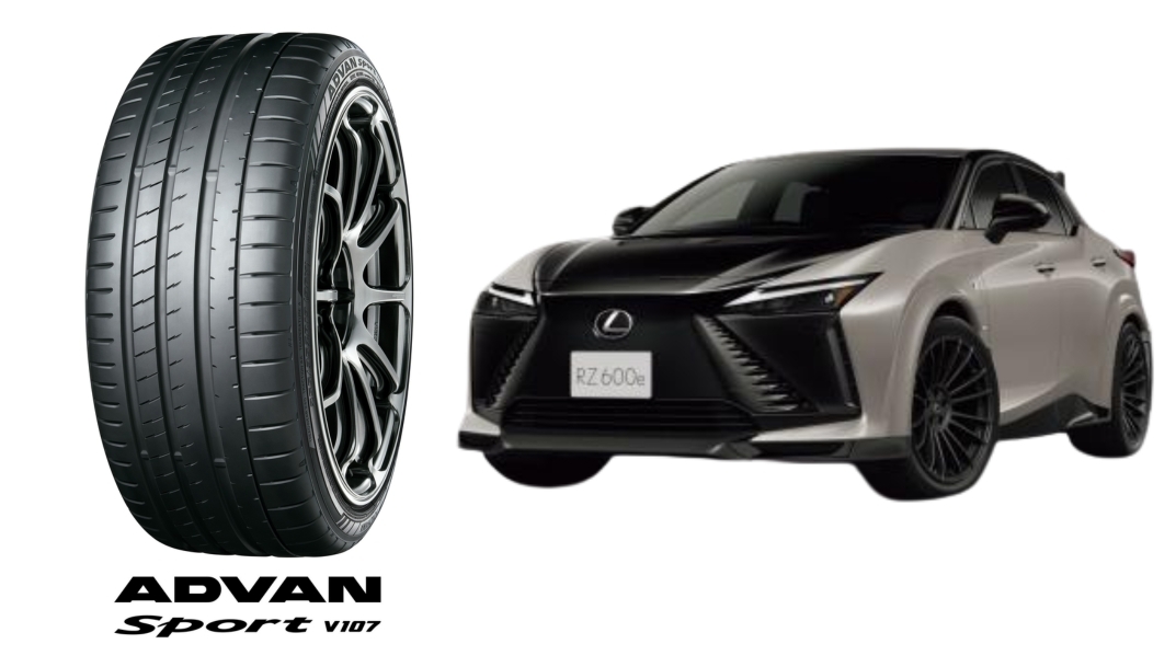 Yokohama suministra de serie neumáticos Advan Sport V107 en la edición RZ 600e 'F Sport Performance' del Lexus RZ