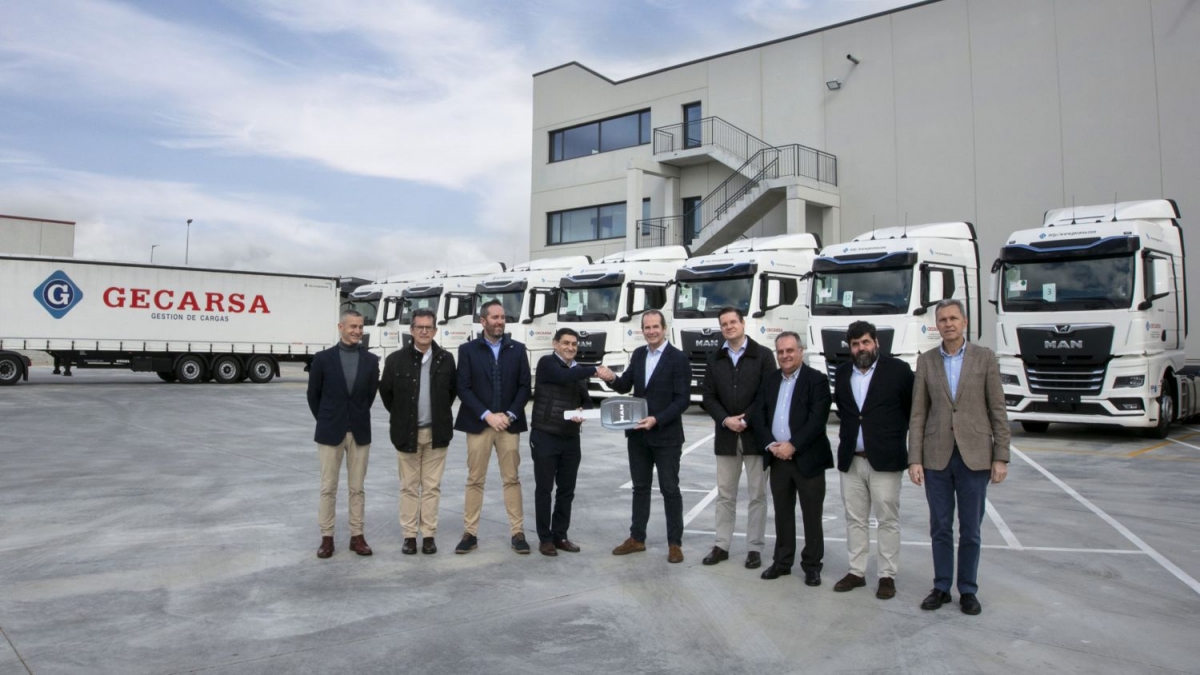 Gecarsa incorpora 15 tractoras MAN TGX 18.480 D30 PowerLion 