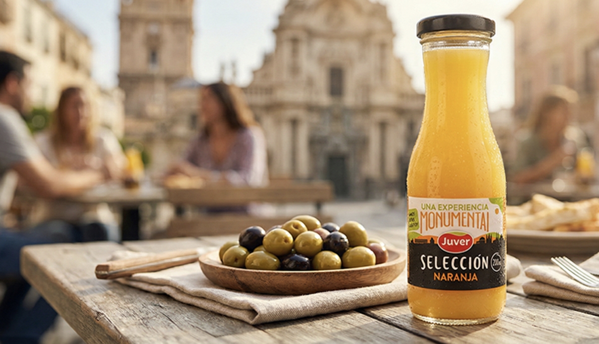 Juver presenta una serie exclusiva de zumos inspirada en 26 monumentos españoles para dinamizar el consumo